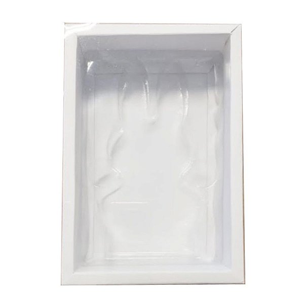 Caixa Coelho G Branco - 05 unidades - Crystal -  Rizzo Embalagens