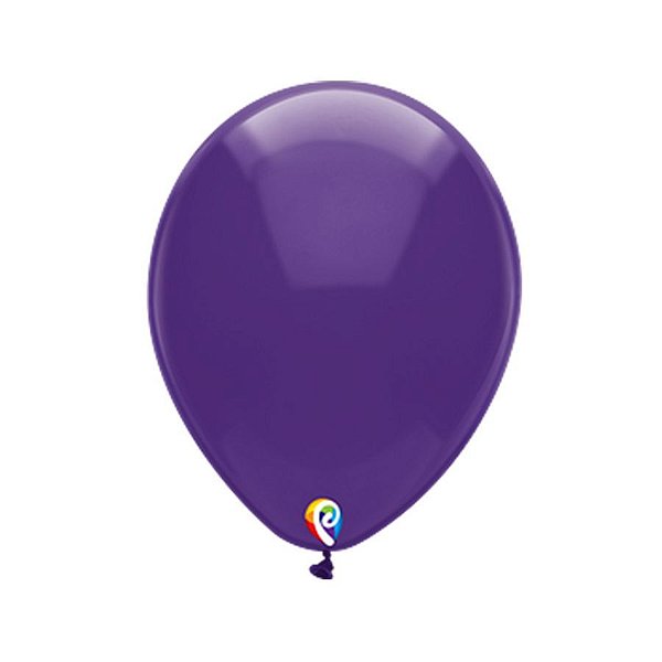Balão de Festa Látex - Roxo Cristal - Sensacional - Rizzo Embalagens