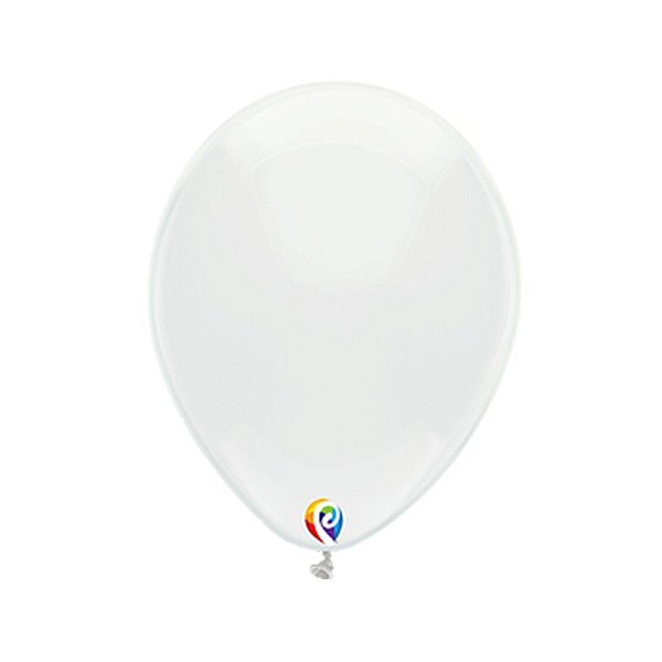 Balão de Festa Látex - Transparente Cristal - Sensacional - Rizzo Embalagens