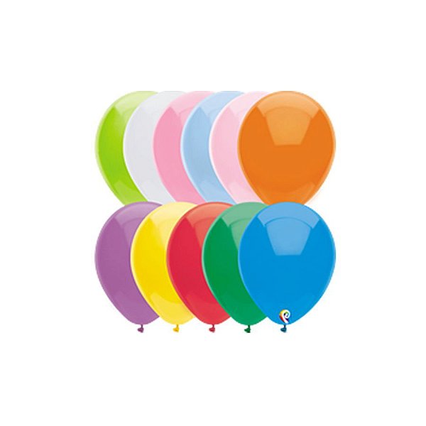 Balão de Festa Látex - Sortido Padrão - Sensacional - Rizzo Embalagens