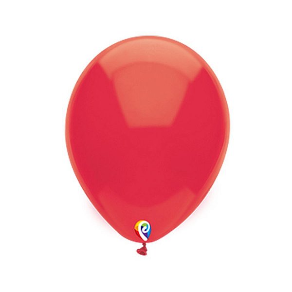 Balão de Festa Látex - Vermelho - Sensacional - Rizzo Embalagens