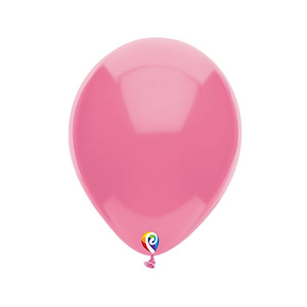 Balão de Festa Látex - Rosa Quente - Sensacional - Rizzo Embalagens