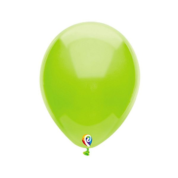 Balão de Festa Látex - Verde Lima - Sensacional - Rizzo Embalagens