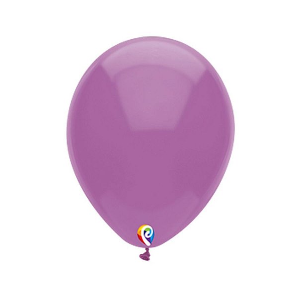 Balão de Festa Látex - Roxo - Sensacional - Rizzo Embalagens