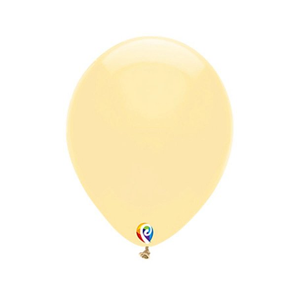 Balão de Festa Látex - Marfim - Sensacional - Rizzo Balões
