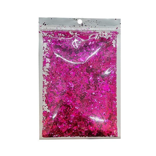 Confete Metalizado 15g - Rosa - Artlille - Rizzo Embalagens