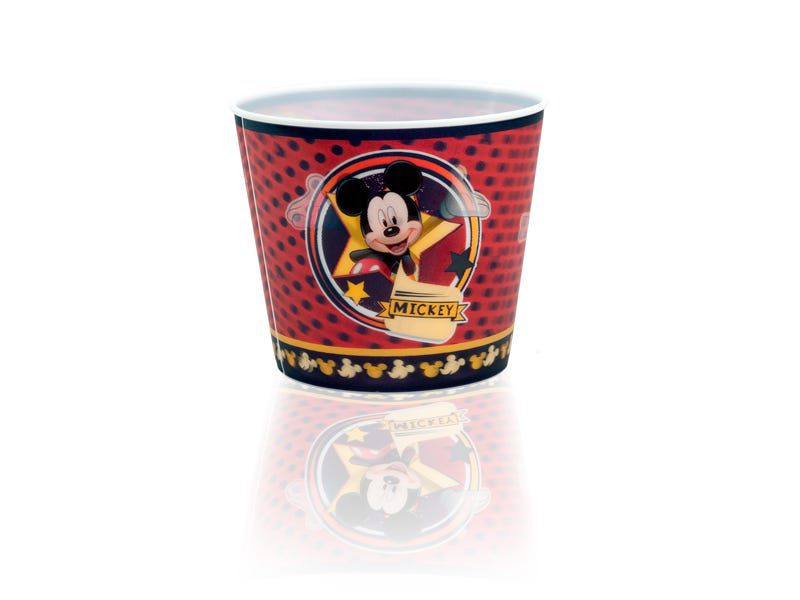 Balde Pipoca de Plástico 3D Festa Mickey 1L - 1 Unidade - Regina - Rizzo Festas