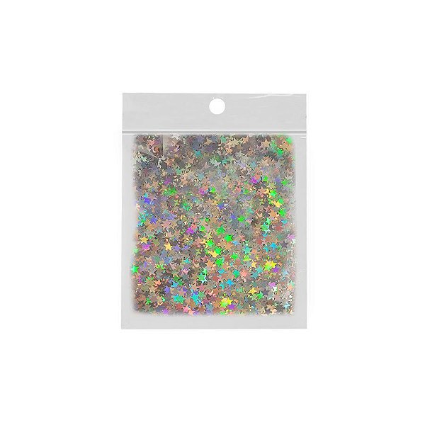 Confete Estrela 10g - Holográfico - Rizzo Embalagens