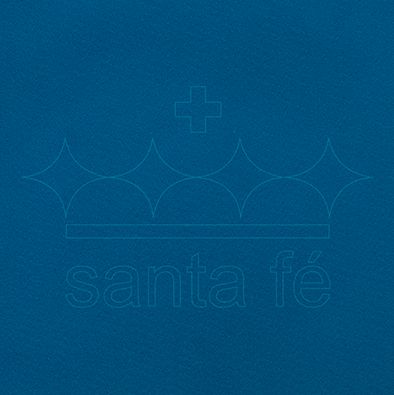 Feltro Liso 1 X 1,4 mt cm - Azul Mediterraneo 201 - Santa Fé - Rizzo Embalagens