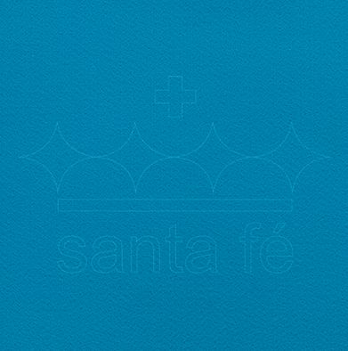 Feltro Liso 30 X 70 cm - Azul Turqueza 028 - Santa Fé - Rizzo Embalagens