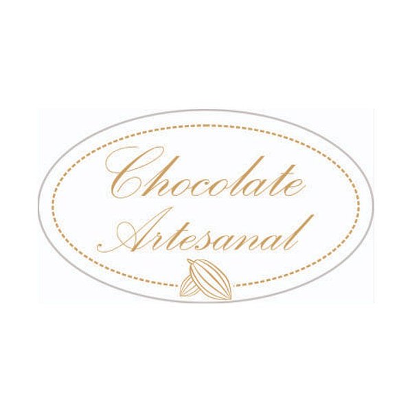 Etiqueta Adesiva Chocolate Artesanal - 100 unidades - Rizzo Embalagens