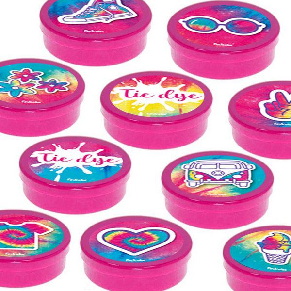 Latinha Lembrancinha Festa Tie Dye - 8cm - 20 unidades - Pink -  Rizzo Embalagens e Festas