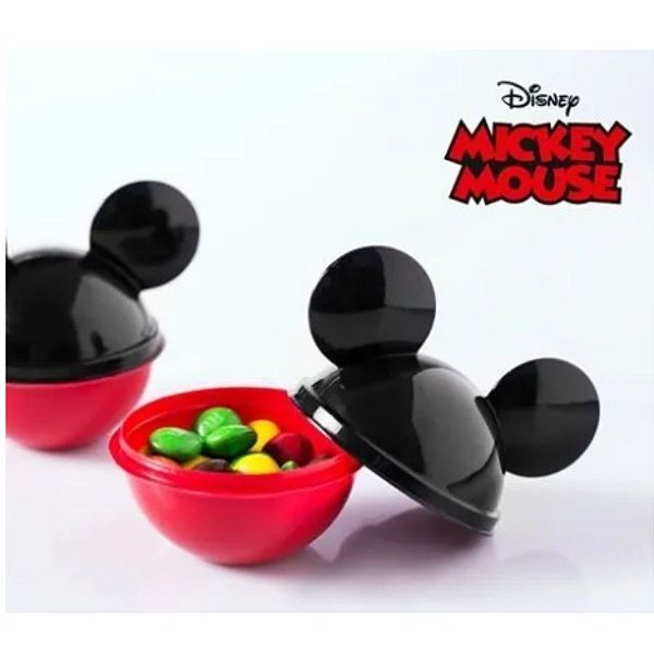 Mini Porta Mix Mickey  - 06 Unidades - Plasútil - Rizzo Embalagens
