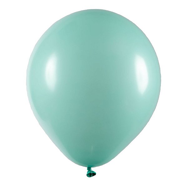 Balão de Festa Redondo Profissional Látex Liso - Verde Claro - Art-Latex - Rizzo Balões