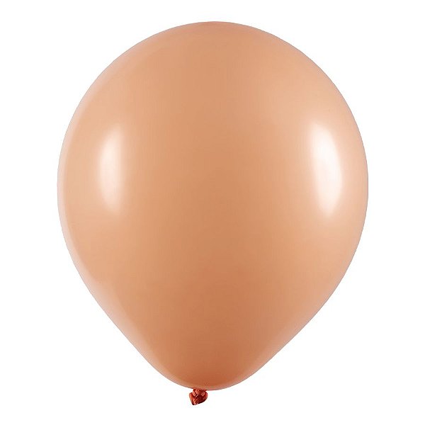 Balão de Festa Redondo Profissional Látex Liso - Salmao - Art-Latex - Rizzo Balões