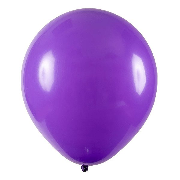 Balão de Festa Redondo Profissional Látex Liso - Roxo - Art-Latex - Rizzo Balões