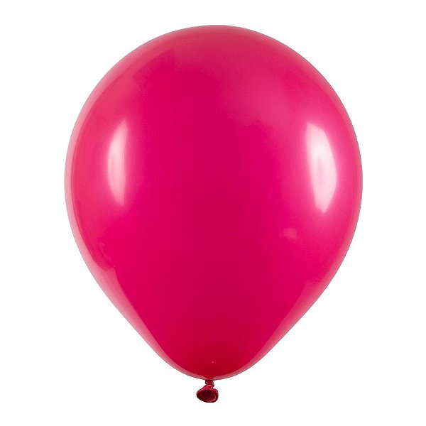 Balão de Festa Redondo Profissional Látex Liso - Fucsia - Art-Latex - Rizzo Balões