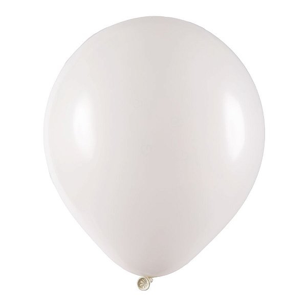 Balão de Festa Redondo Profissional Látex Liso - Branco - Art-Latex - Rizzo Balões