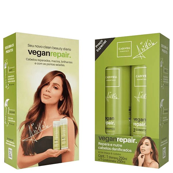 Cadiveu By Anitta Kit Shampoo 250ml + Condicionador 250ml Vegan