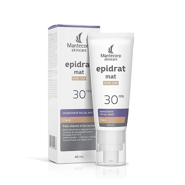 Mantecorp Skincare Epidrat MAT com Cor Claro FPS30 40ml - DERMAdoctor |  Dermocosméticos e Beleza com até 70%OFF