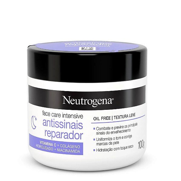 Neutrogena Face Care Intensive Antissinais Reparador 100g