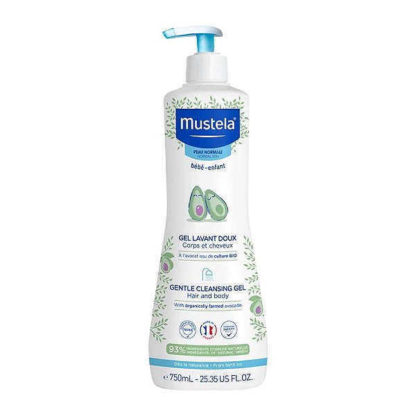 Mustela Gel Lavante Suave Corpo e Cabelo 750ml