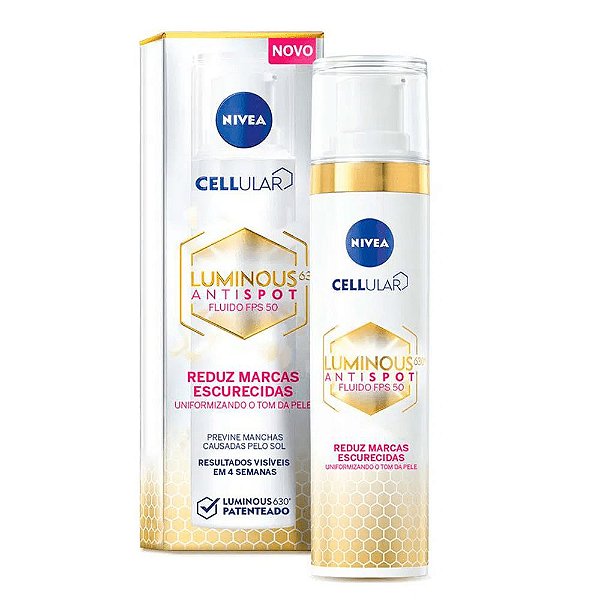 Nivea Fluido Cellular Luminous 630° Antispot FPS50 40ml