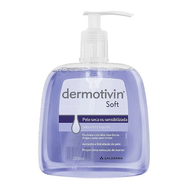 Galderma Dermotivin Soft Sabonete Líquido Pump 300ml