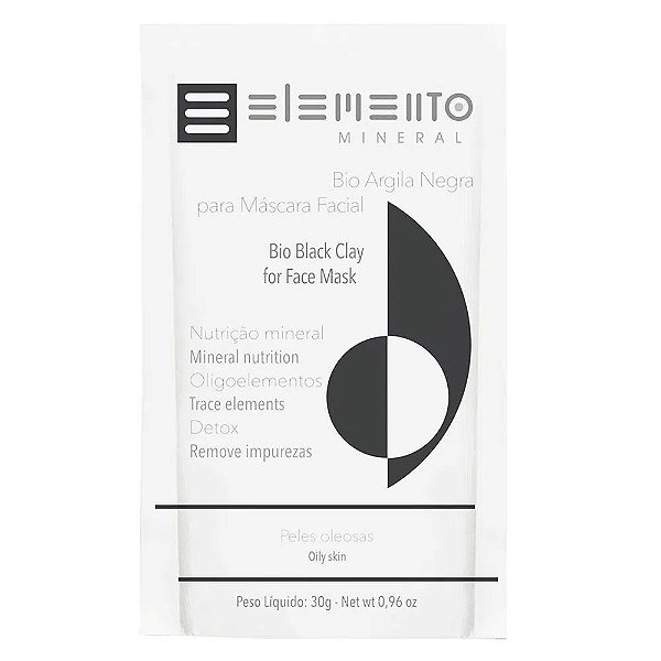 Elemento Mineral Bio Argila Negra 30g