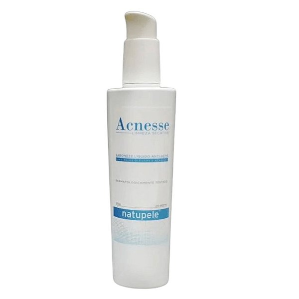 Natupele Acnesse Antiacne Sabonete Líquido Limpeza Secative 250g