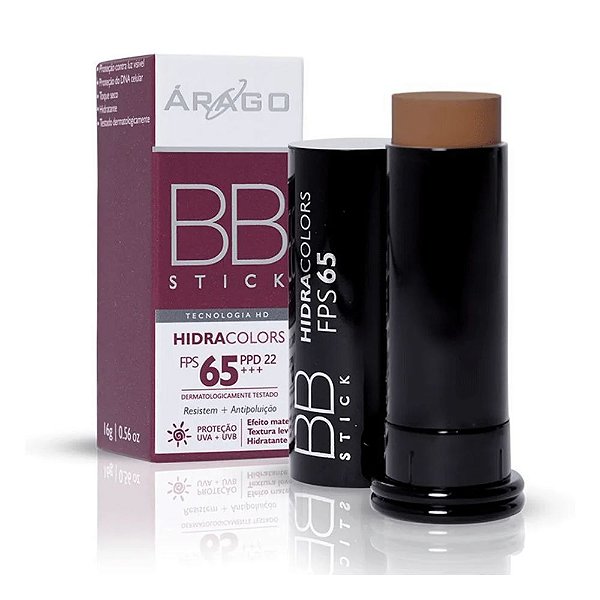 Árago BB Stick HidraColors Fps 65 Chocolate 16g