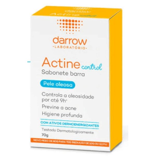 Darrow Actine Control Peles Mistas a Oleosas Sabonete Barra 70g
