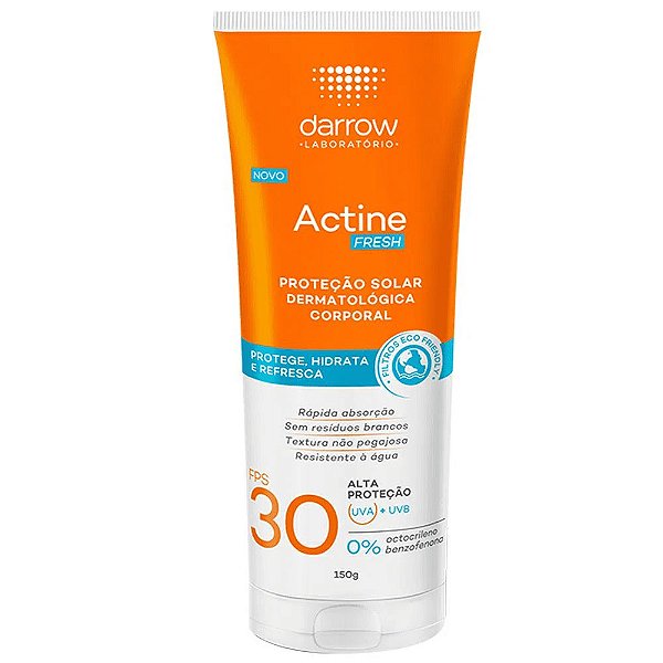 Darrow Actine Fresh Protetor Solar SPF60 150g Cosm ticos 