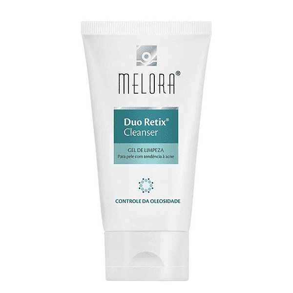 Melora Duo Retix Cleanser Gel de Limpeza Facial Controle da Oleosidade 60g