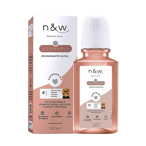 New Dental Care Enxaguante Bucal Cosmetic N&W 300ml