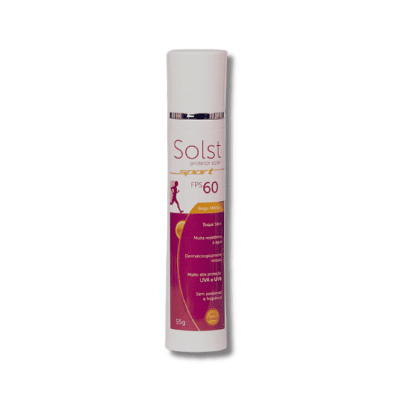 Axigram Solst Protetor Solar Sport FPS 60  Toque Seco Sem Cor 55g