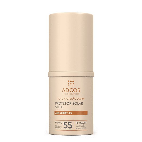 Adcos Filtro Solar Tonalizante FPS 55 Base Stick Beige 17g VAL 11/2025