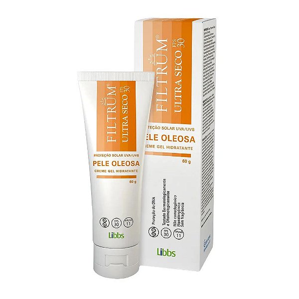 Libbs Protetor Solar Filtrum Ultra Seco Pele Oleosa FPS30 60g - DERMAdoctor  | Dermocosméticos e Beleza com até 70%OFF