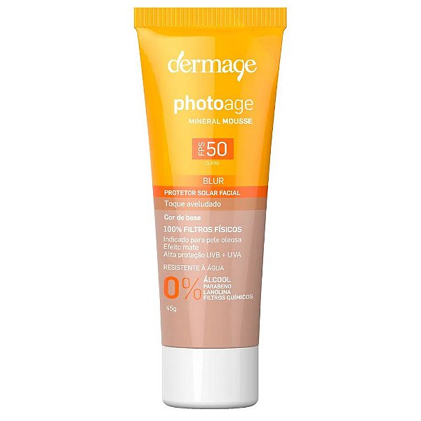 Dermage Photoage Mineral Mousse Claro FPS 50 45g