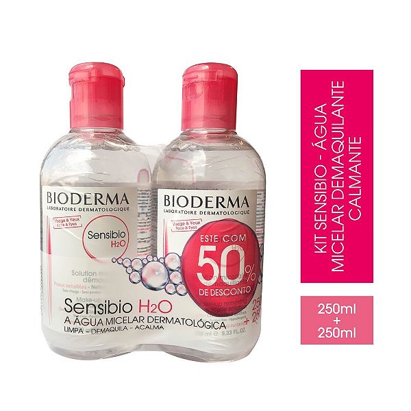 Bioderma Sensibio H2O 250mL + 1 Sensibio 250ml