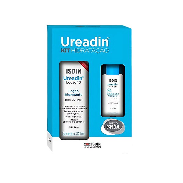 Isdin Kit Ureadin Loção Corporal 400ml + Gel de Banho 100ml