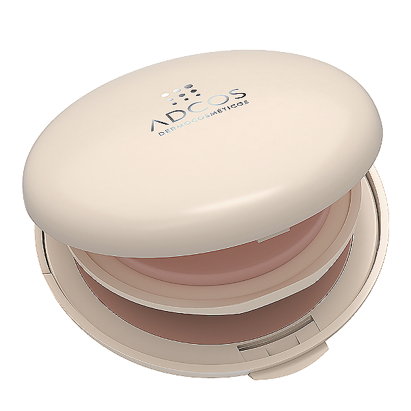 Adcos Fotoproteção Tonalizante Pó Compacto + Hialurônico FPS50 Ivory 11g