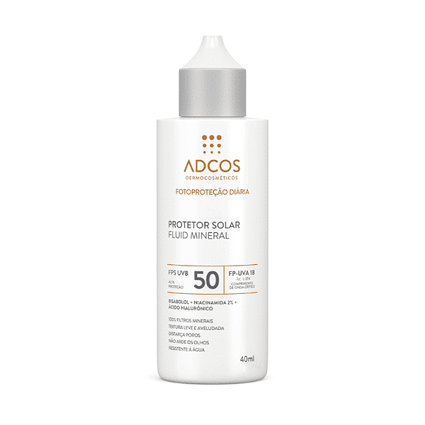 Adcos Protetor Solar Fluid Fps 50 Mineral 40ml