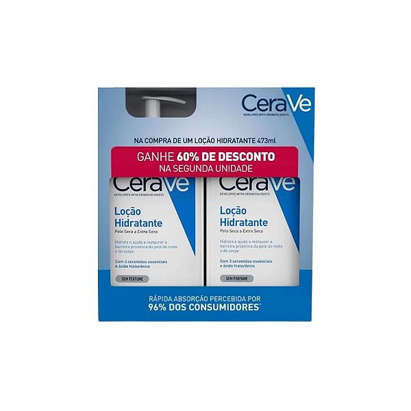 Kit Cerave Loção HIdratante 473ml