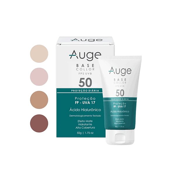 Auge Base Collor FPS50 Bege 50g