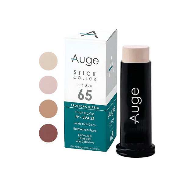 Auge Base Stick Collor Fotoprotetora FPS65 Natural 15g