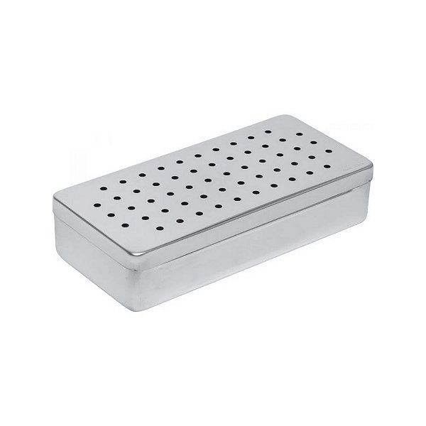 Fami Estojo Perfurado de Inox Econox 26x12x6cm