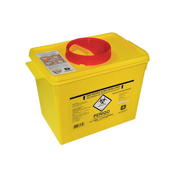 Descarpack Coletor para Material Perfurocortante Rígido 7L