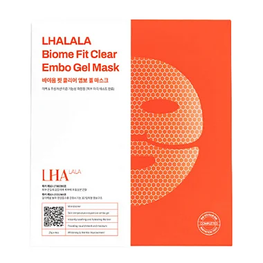 Lhala Biome Fit Clear Embo Gel Mask 4un