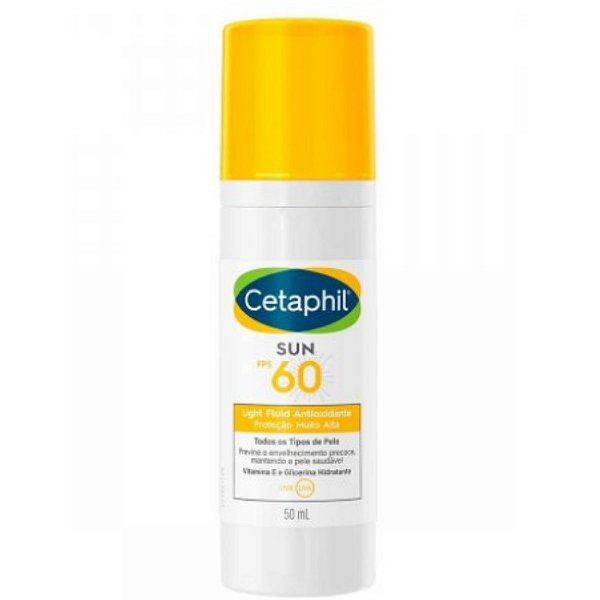 Cetaphil Protetor Solar Sun Light Fluid Antioxidante Fps60 50ml